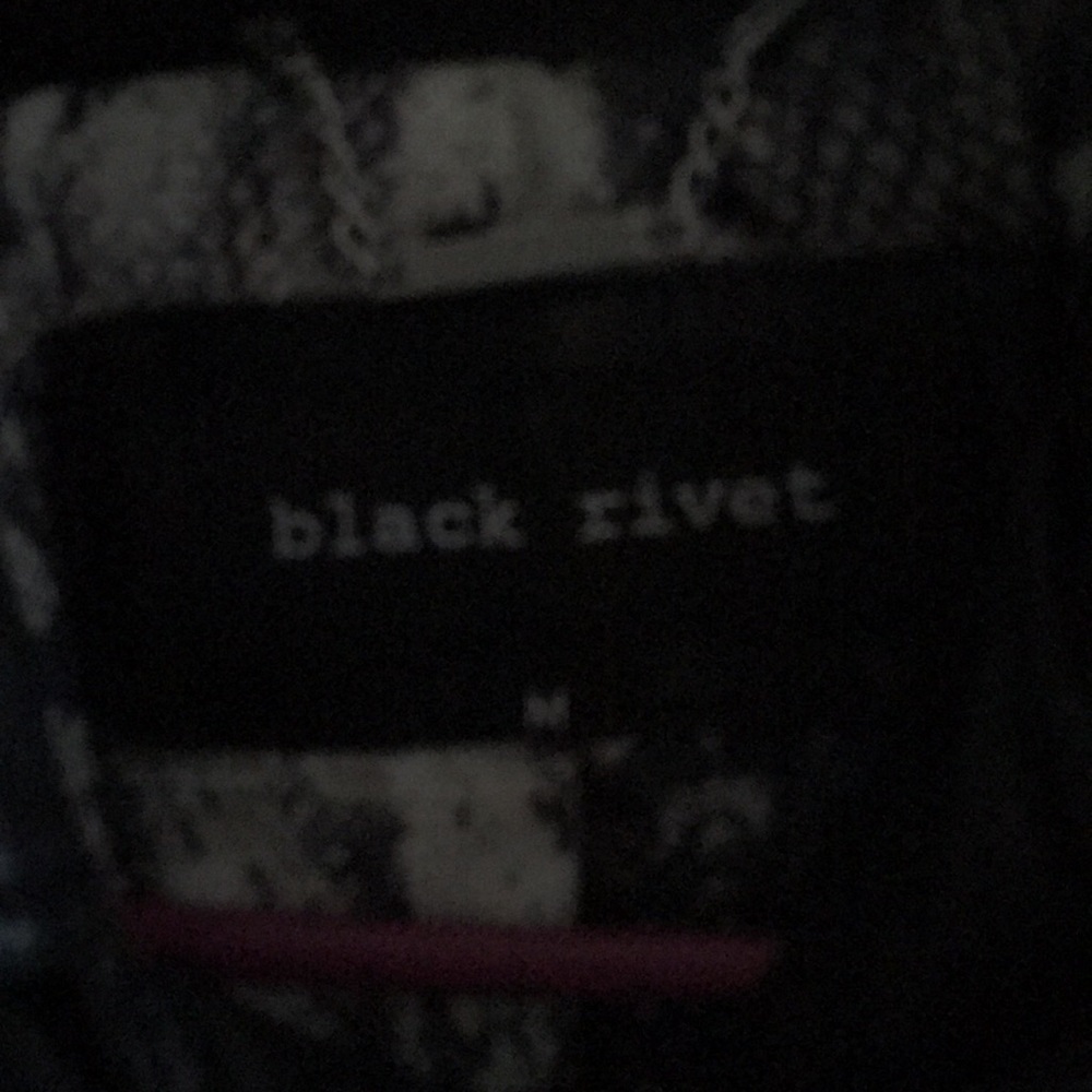 Rivet black leather jacket - Picture 3 of 4